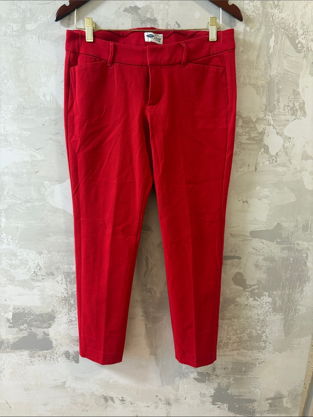 Men's Red Slim Dress Pants - Classic Tailored Fit